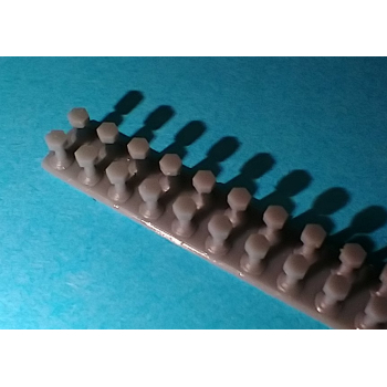 Żywiczna imitacja łba śruby 1,8 mm  wydruk 3D - paczka